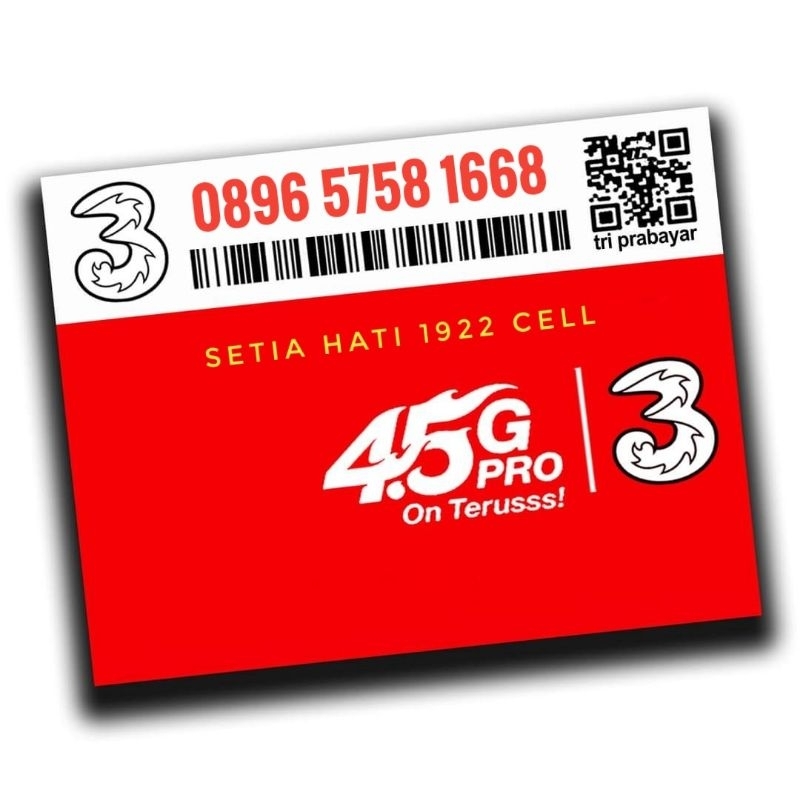 nomor cantik tri 0896 5758 1668 maju mapan