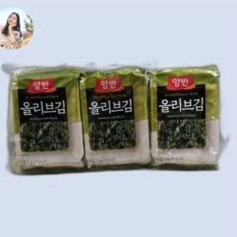 

dongwon seasoned laver with olive oil (3 pcs) 15 gr