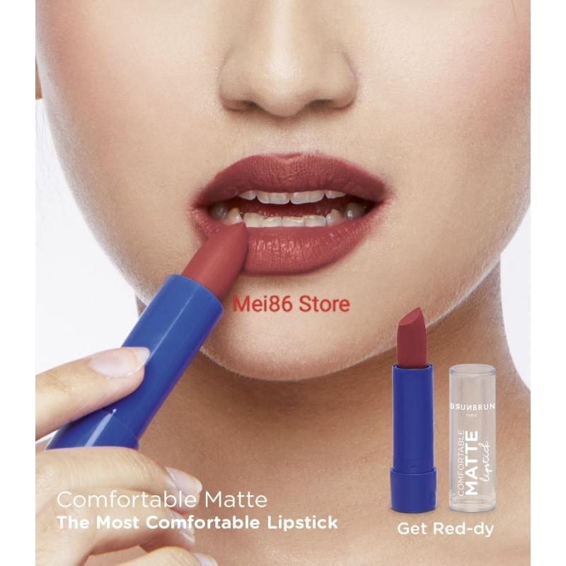 Brunbrun Paris Get Red Comfortable Matte Lipstik