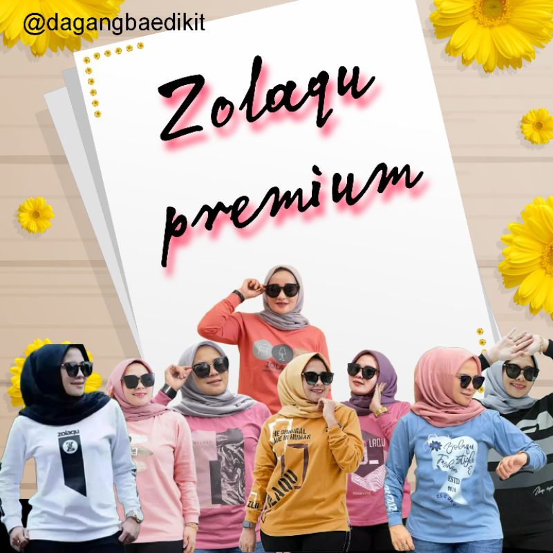 kaos zolaqu(A) baju kaos atasan zolaqu zolaku jolaku jolaqu senam olahraga original ori premium terb