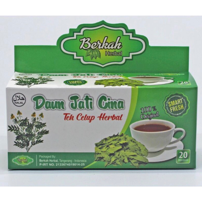 

TEH CELUP DAUN JATI CINA BERKAH HERBAL CELUP ISI 20pcs