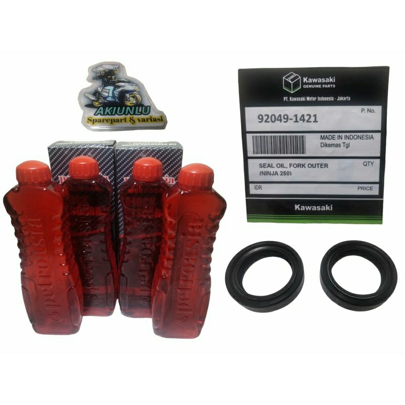 [ COD ]√ PAKET SET SEAL SHOCK STANDAR KAWASAKI NINJA 250/NINJA 250 NEW