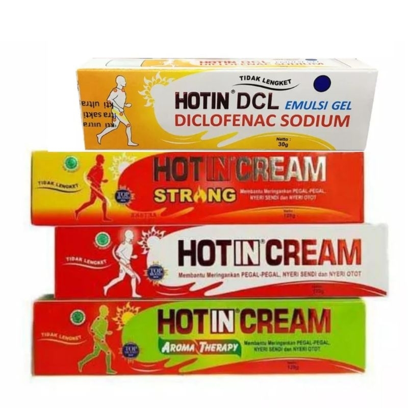 Hot In Cream All Varian (Original / Strong / Aroma therapy/ DCL) (Tube 60gr / 120gr)