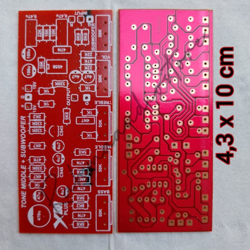 PCB TONE CONTROL XBR PLUS MONO