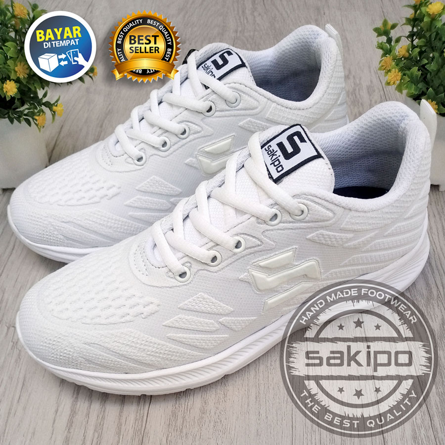 PROMO 6.6 !! SEPATU SENAM FITNES DAN GYM PUTIH / SEPATU SEKOLAH KESEHATAN DAN PERAWAT / SEPATU OLAHRAGA INDOOR PRIA WANITA / SEPATU LARI JOGGING / SEPATU GERAK JALAN 17 AGUSTUS KEMERDEKAAN / SEPATU SEKOLAH KESEHATAN / SAKIPO