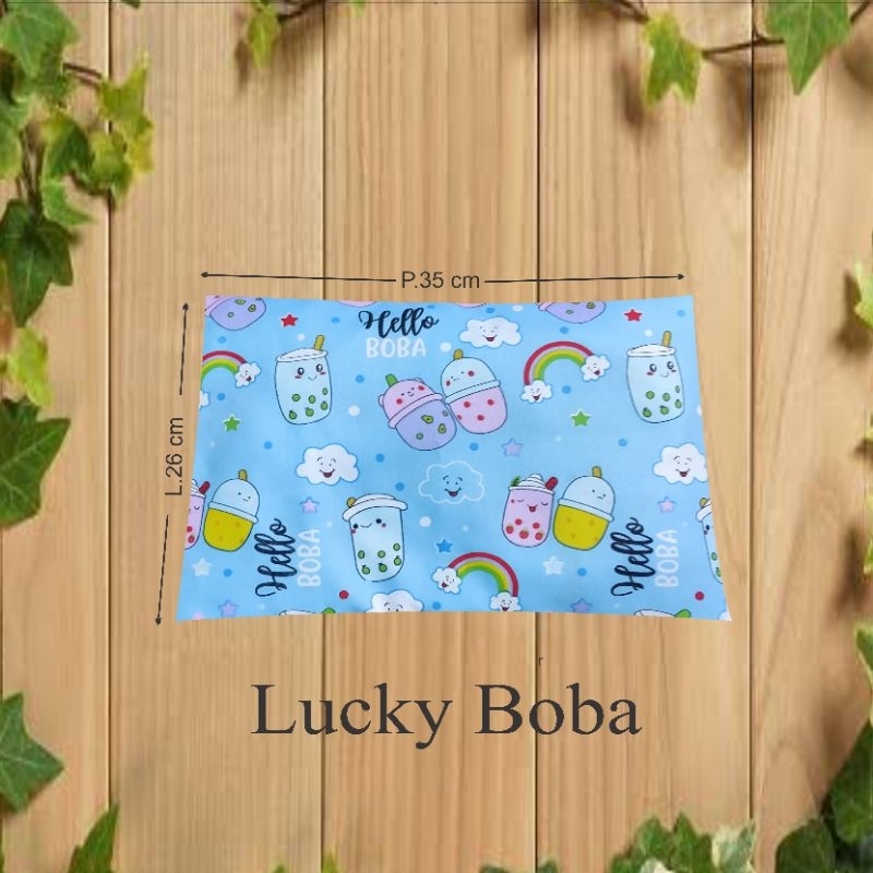 Bantal Bayi Anti Peyang Kulit Kacang Hijau (lucky boba)