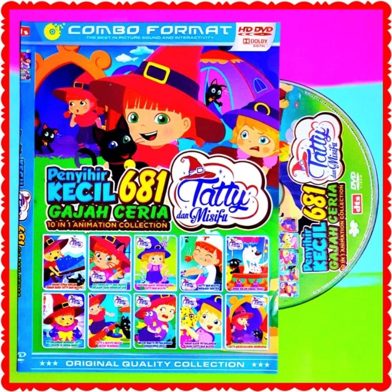 KASET DVD ANAK2 PENYIHIR KECIL TATTY DAN MISIFU