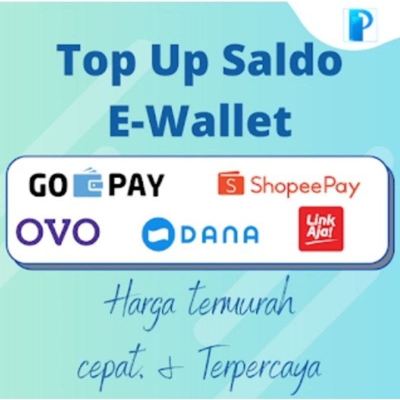 Sticker E-Wallet, OVO,GOPAY,DANA,DLL