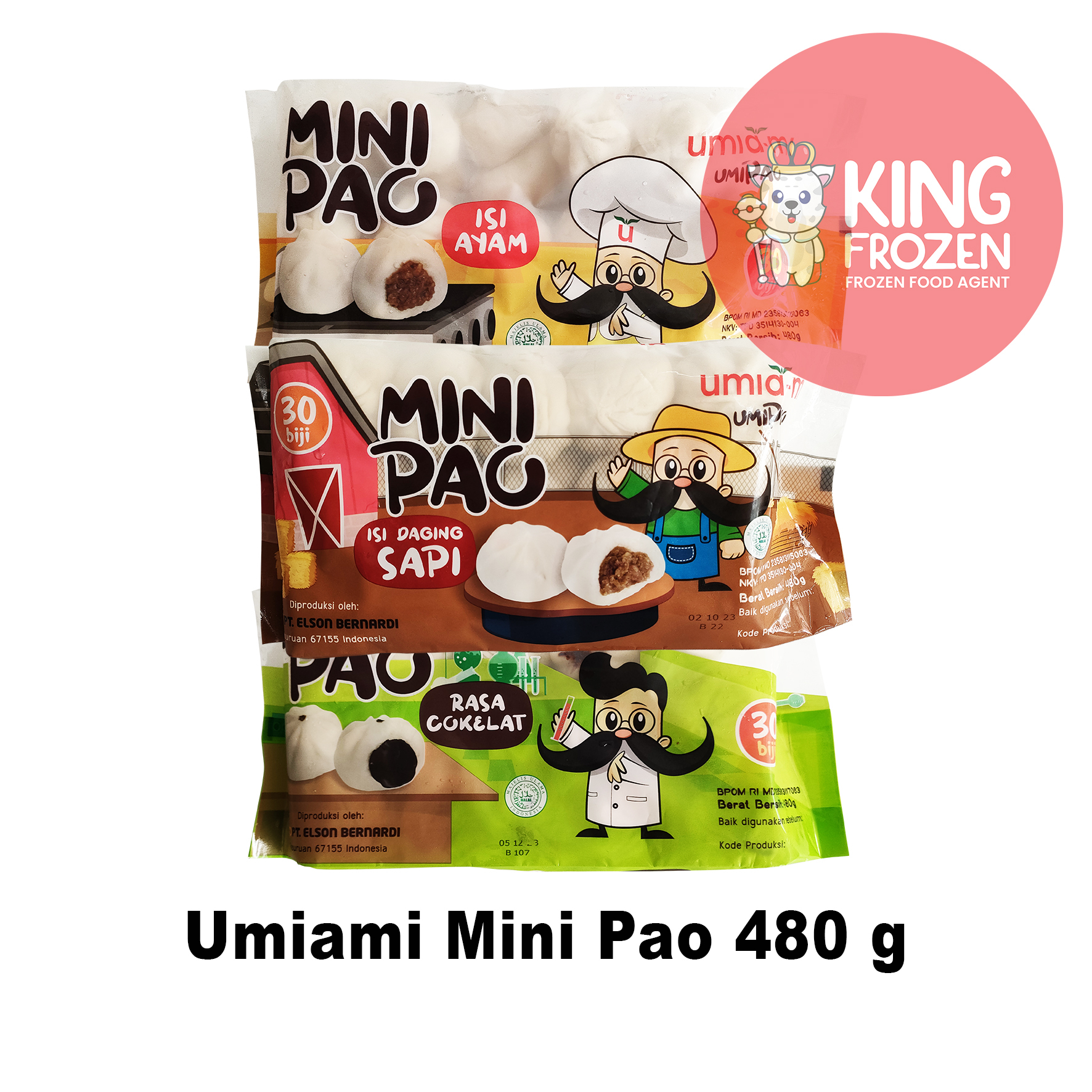 

Umiami Minipao All Varian coklat, sapi, ayam 480 gram