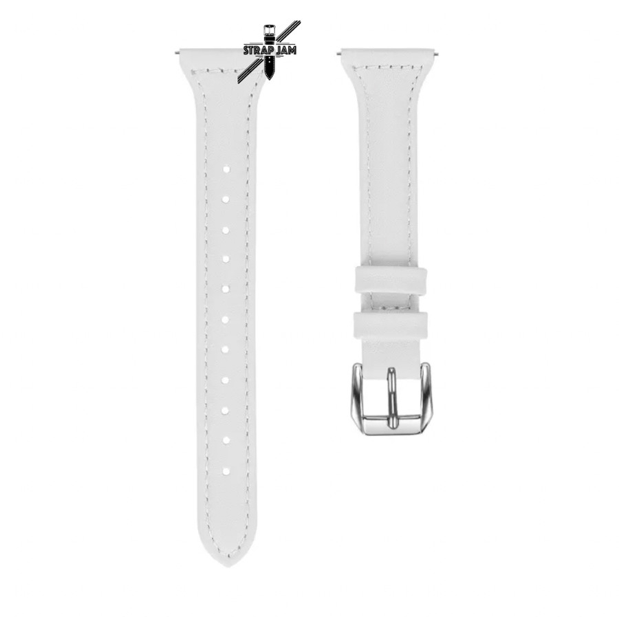 SLW Tali Jam Tangan Omega X Swatch 42mm - Strap 20mm Kulit Leather Wanita