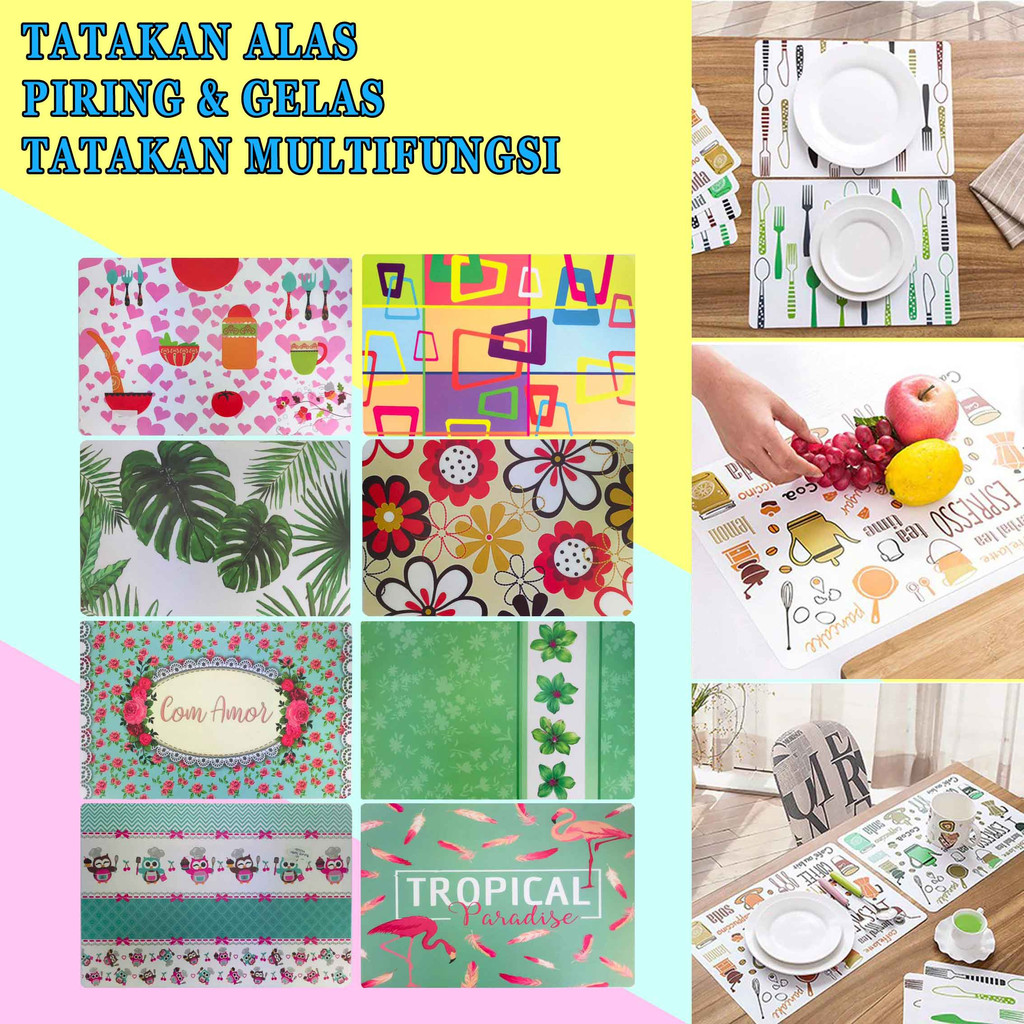 Meble Placemat / Tatakan Piring / Alas piring / Alas Serbaguna