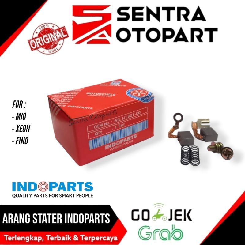 Arang areng stater starter Mio Xeon Fino karbu Indoparts