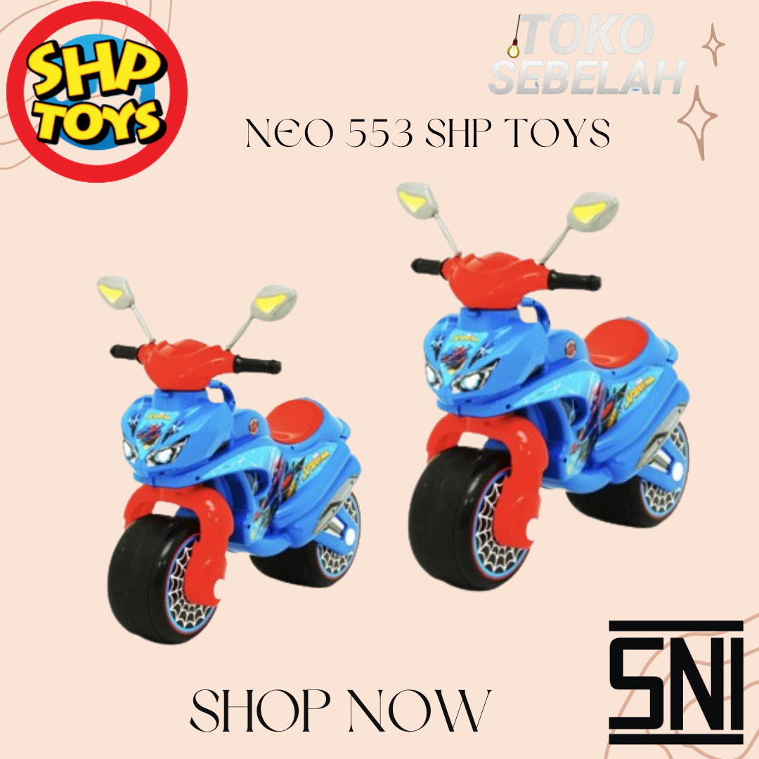 Mainan maenan anak tunggang ride on SHP TOYS NEO 553 MARVEL SPIDERMAN