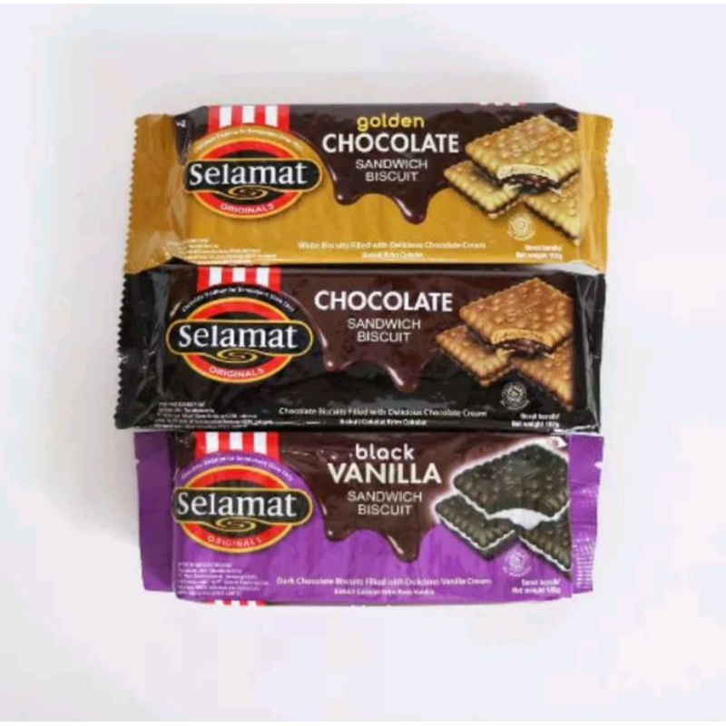 SELAMAT Chocolate Sandwich Biscuit 102gr