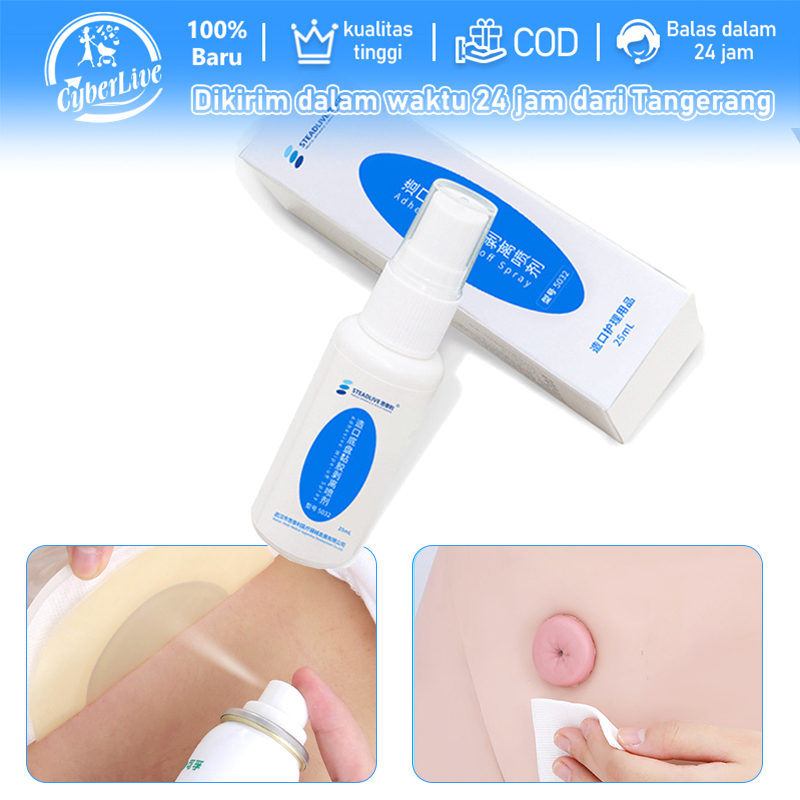 Steadlive Ostomy Adhesive Remover Spray Untuk Melepaskan Kantong Kolostomi