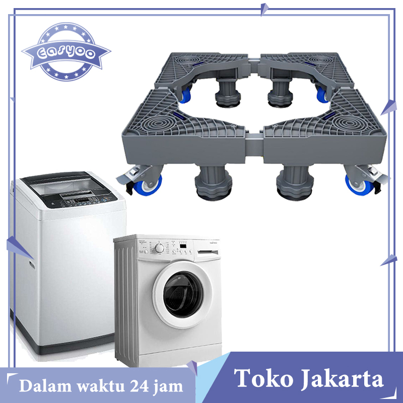 Adjustable Roda Kulkas 2 Pintu Dan 1 Roda Kulkas Washing Machine Alas Mesin Cuci