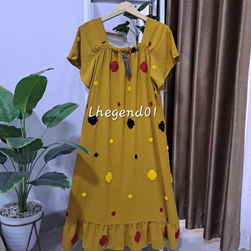 DASTER CRINKLE / LAURA DRES CRINKLE PREMIUM/DASTER CRINKLE AIRFLOW POM POM PREMIUM