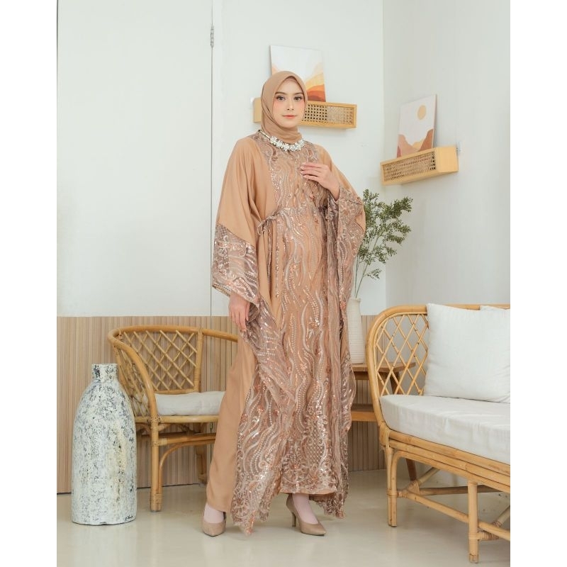 Gamis Kaftan Payet Original Butik