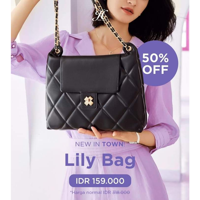 TAS WANITA - KOLEKSI TERBARU - TAS CANTIK - LILY BAG JIMS HONEY - TAS SELEMPANG - TAS WANITA MURAH -
