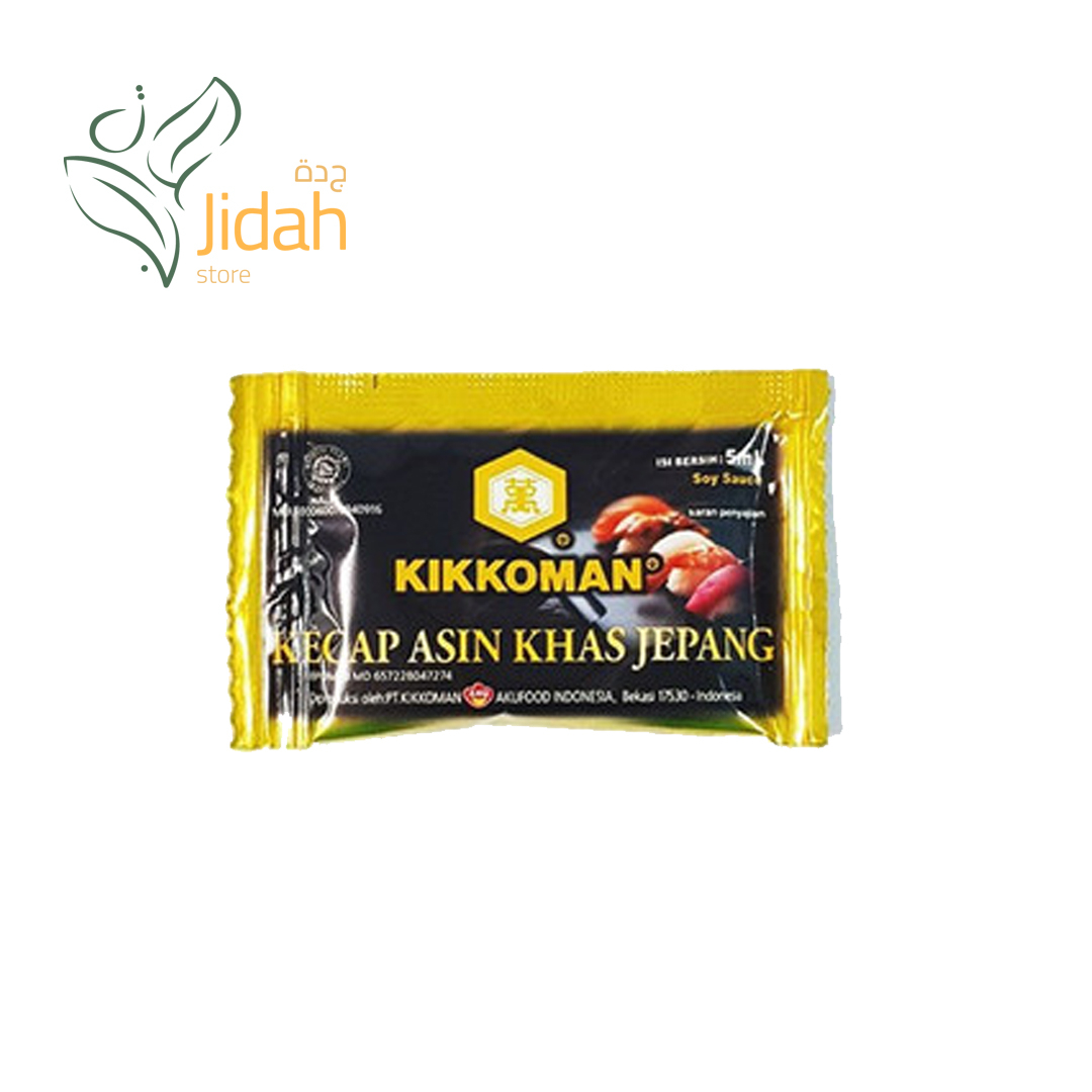 Kikkoman Soy Sauce Sachet 5ml Kecap Asin Jepang Shoyu