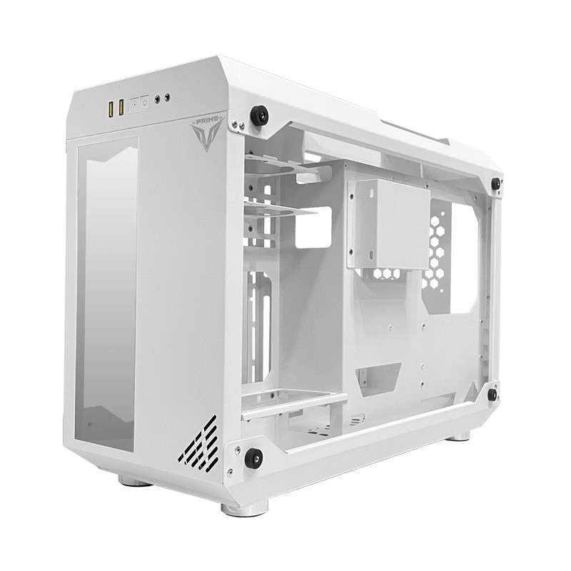 Casing PRIME M-[M] WHITE - mATX - PREMIUM GAMING CASE
