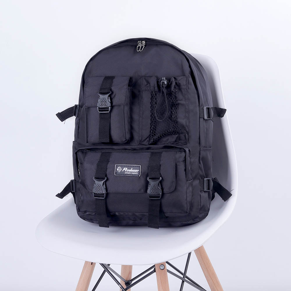 Tas Ransel Backpack Pria Hitam 031