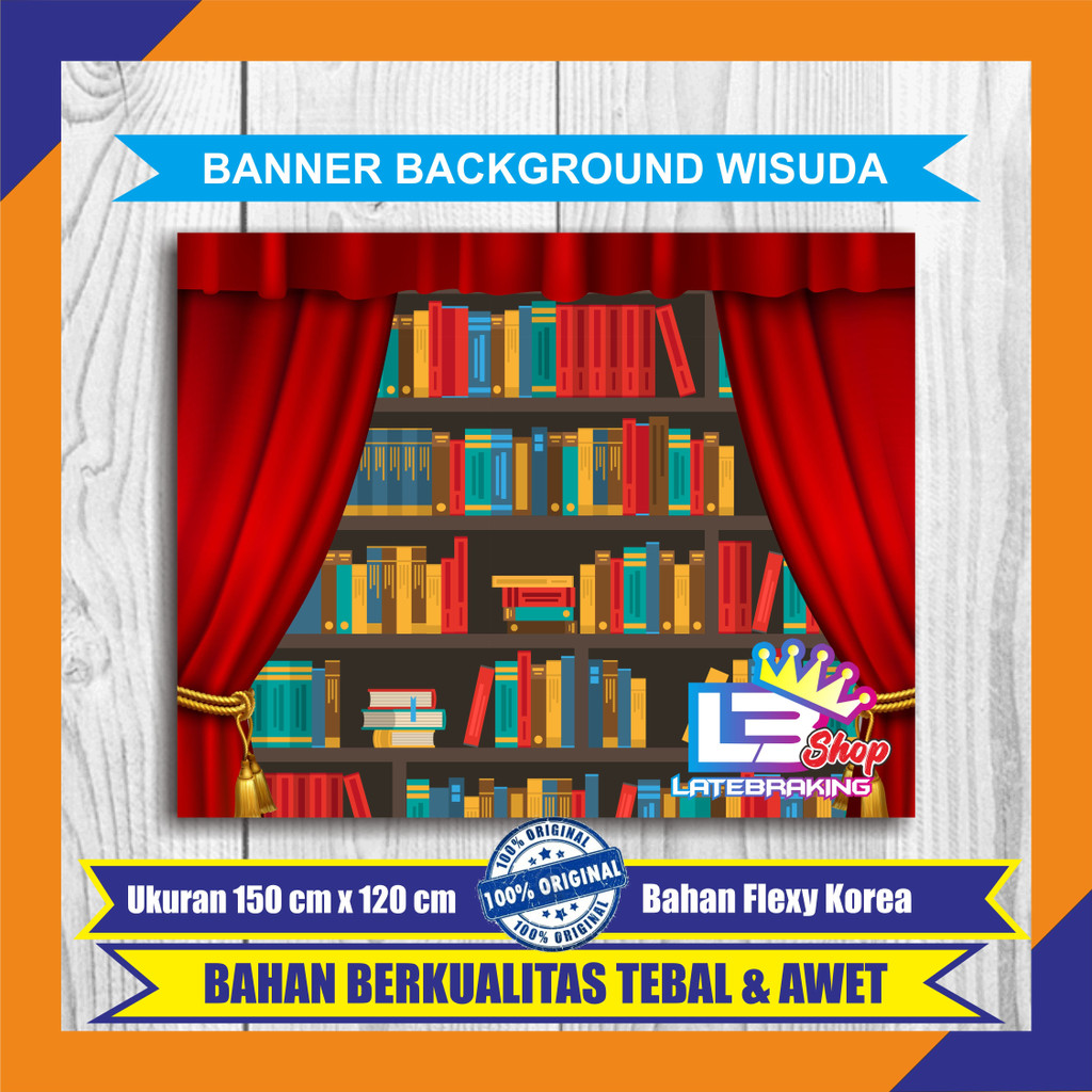 Banner / Spanduk Background Wisuda