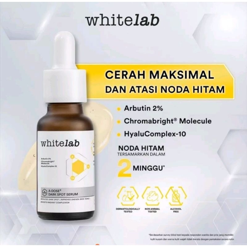 Whitelab A-Dose+ Dark Spot Face Serum Wajah Menyamarkan Noda Hitam