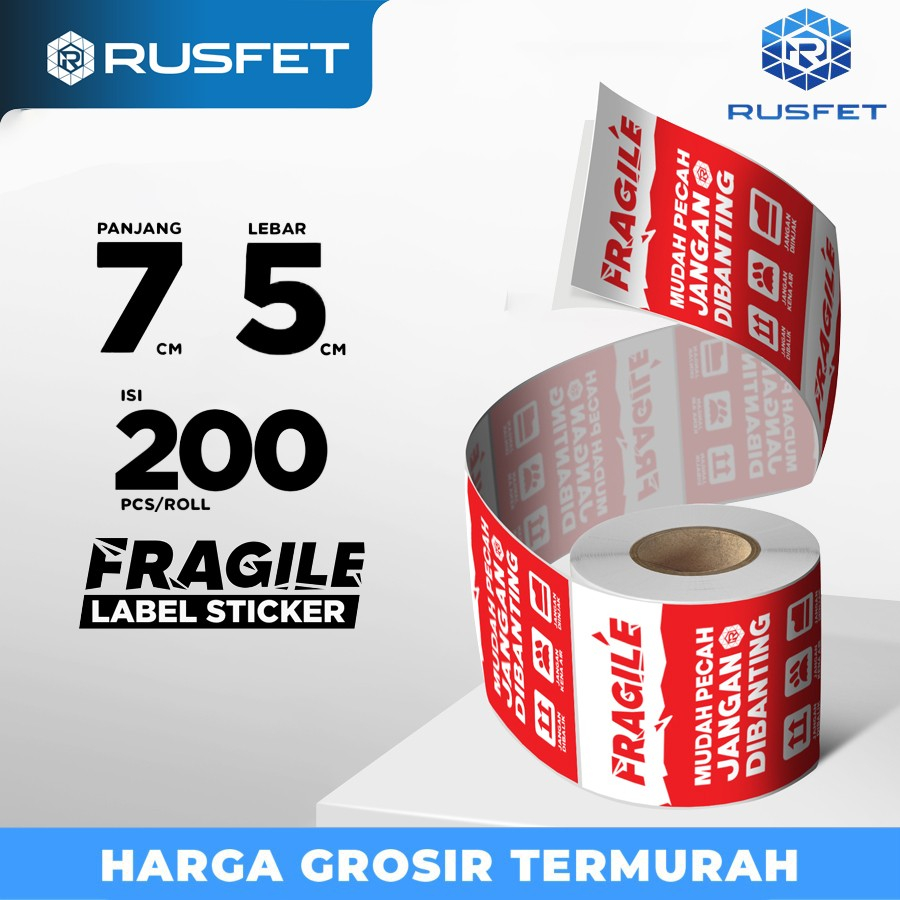 

Stiker label pengiriman stiker fragile jangan di banting 7cm x 5cm
