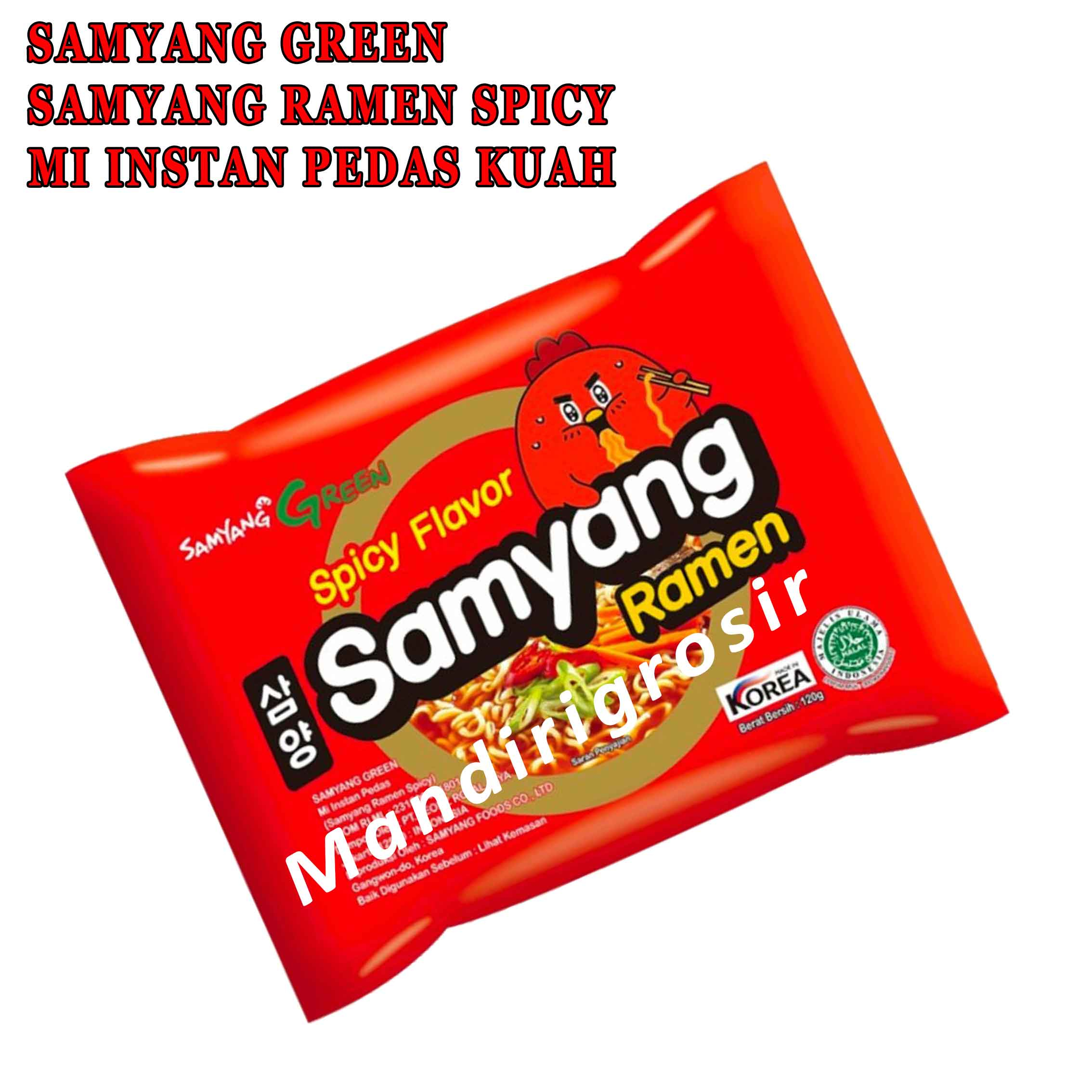 Mie Instan Pedas* Samyang Ramen Spicy* Mi Instan Kuah* 120gr