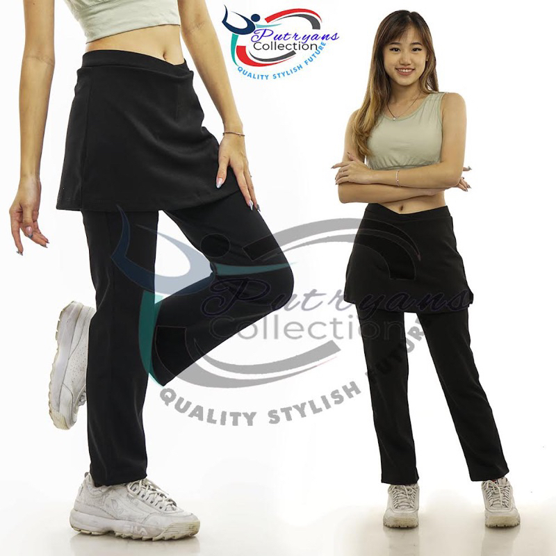 Celana Senam Rok Hitam Wanita