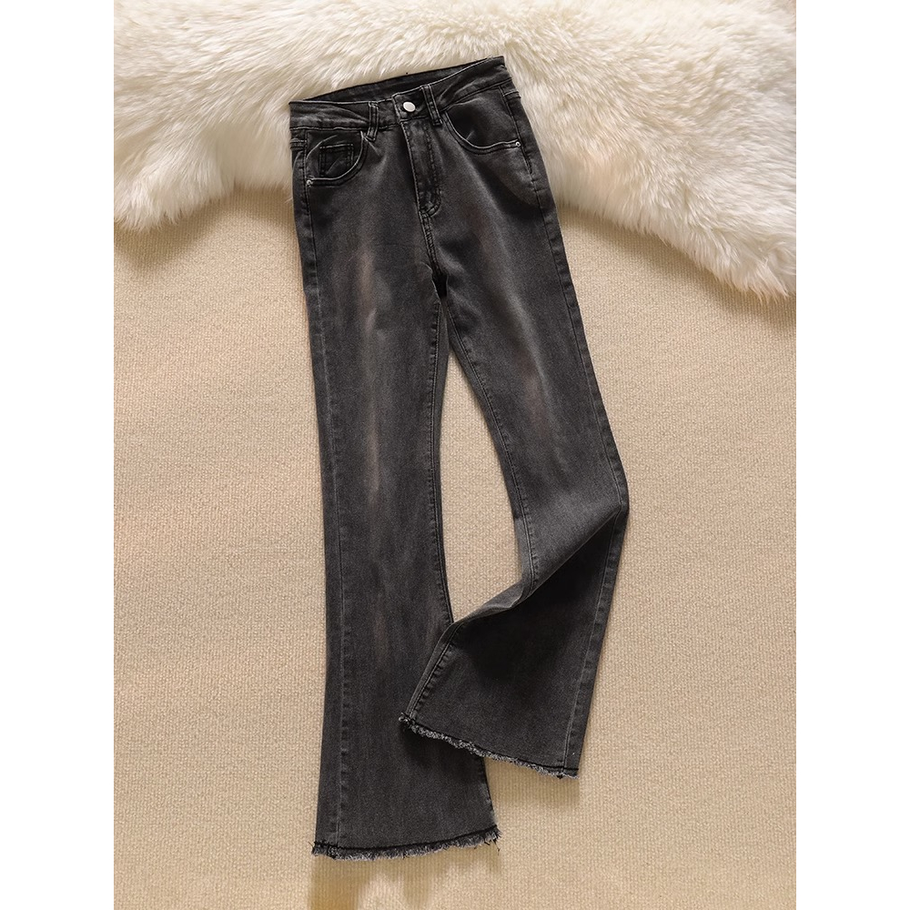 2023 Terbaru Rawis Cutbray Jeans / Highwaist Skinny Celana Jeans Korean