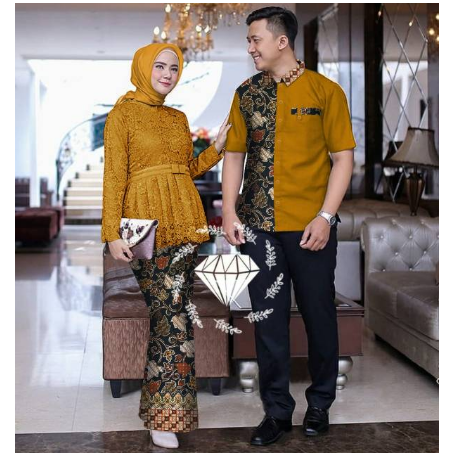 BAJU PESTA KONDANGAN SET COUPLE COPEL KOPEL CP BATIK BRUKAT SHERINA TEWRBARU KEKINIAN 2023