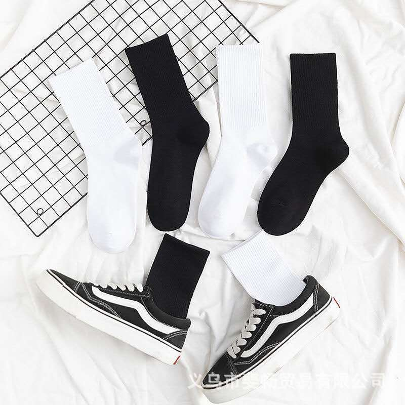 Kaos Kaki Ankle Unisex Kaos Kaki Pendek Motif Polos Semata Kaki Dewasa Korea Style Short Socks Satu7an KK19