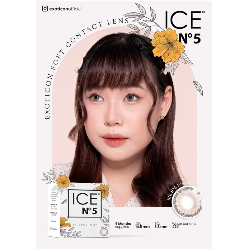 Softlens ICE N5 14.5 MM by EXOTICON / Softlen Soflen Warna Normal