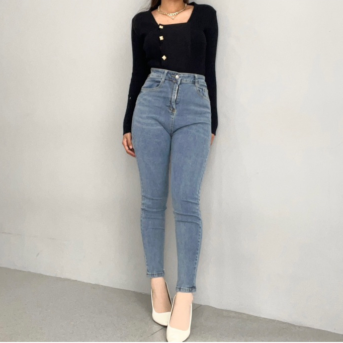 [LUXE.DLABEL] - Jeans 140 | Celana Panjang Highwaist Wanita Jeans Import Premium Quality Jeans Wanita Polos Ripped Jeans Highwaist Jeans Wanita Bangkok Skinny Jeans Highwaist Baggy Wideleg Jeans Kulot jeans Boyfriend Jeans Kargo Jeans Cargo jeans BKK