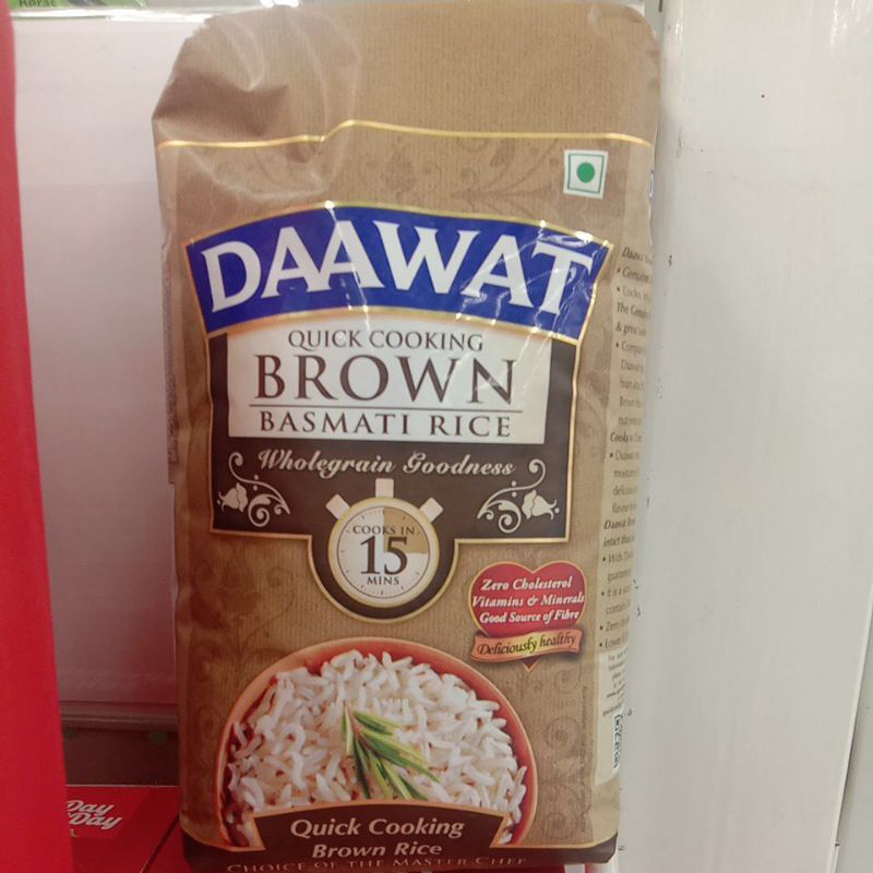 

Daawat brown basmati rice 1kg
