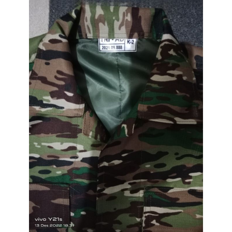 Baju pdl nkri tni ad baloteli