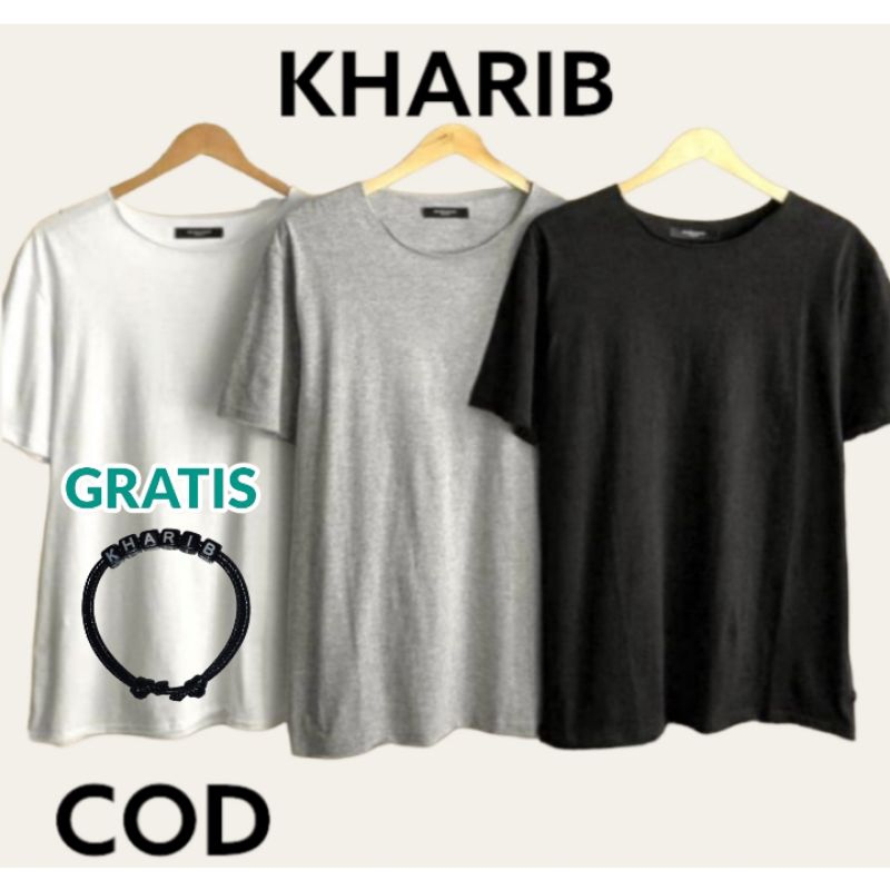 Kaos Polos Tshirt Unfinished  tanpa kerah  Pria Wanita Original