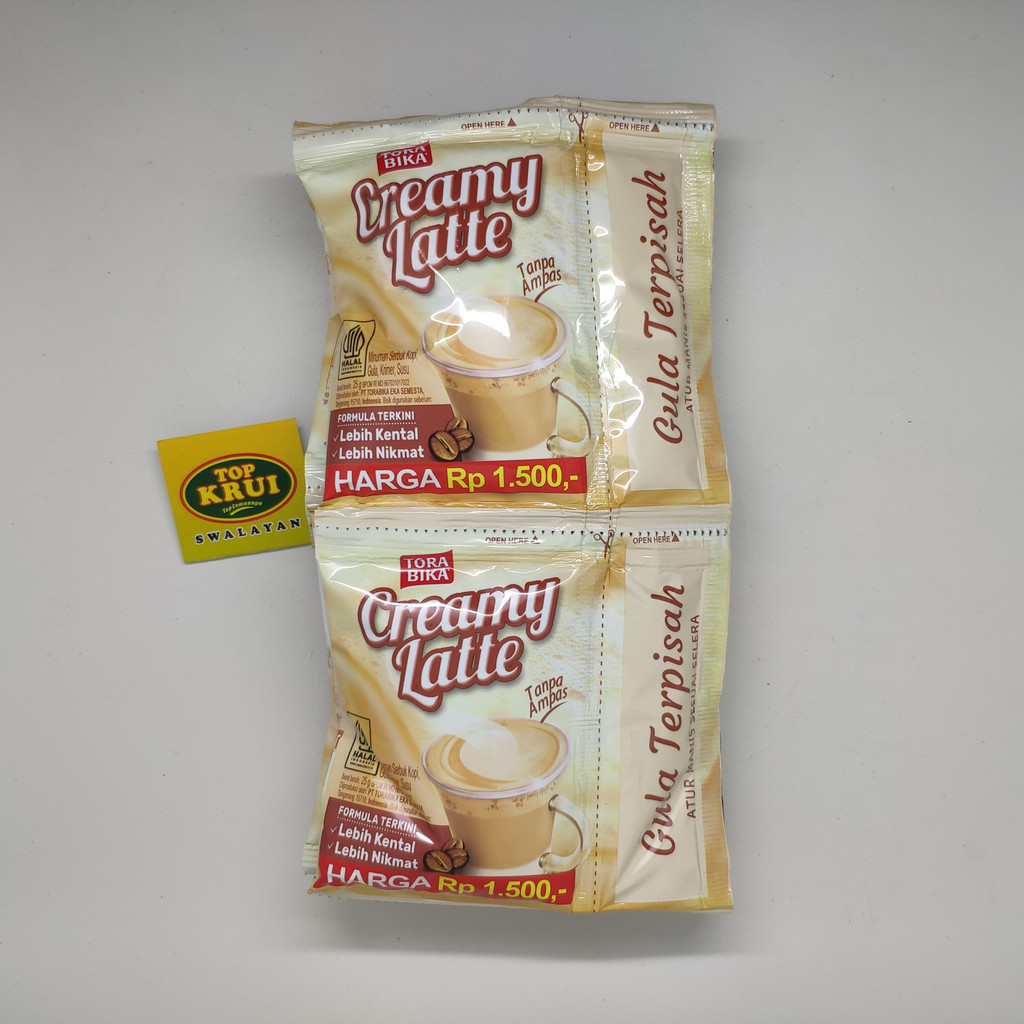 

Torabika Creammy Latte Gula Terpisah 1 Renceng 10 x 25 gram