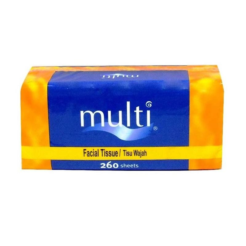 Tisu Tessa Multi 260 Sheets 2 Ply MP01 sheet / Facial Tissue 260s 2ply / Tisu wajah 260 sheet