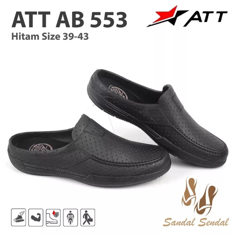 SEPATU KARET PRIA ATT AB 553 (SLOP KARET)