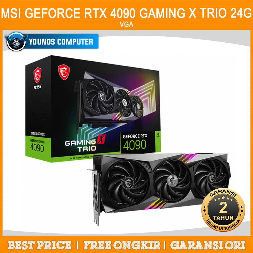 VGA MSI GeForce RTX 4090 GAMING X TRIO 24G | RTX4090 24GB GDDR6X