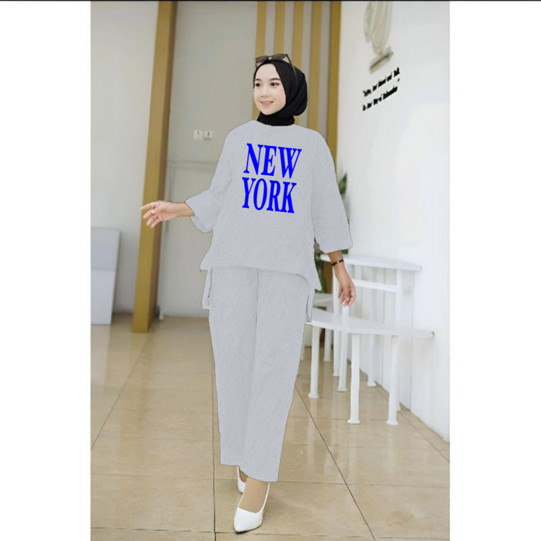 Setelan Tunik New York /Set Blouse LD 110