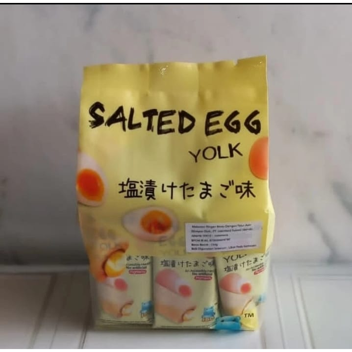 I.B.O Rice Cake Salted Egg Yolk IBO Grains Rice Cake Brown Snack Impor