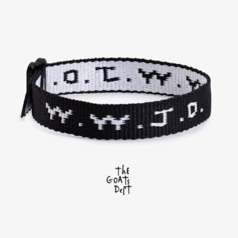 The Goats Dept - WWJD Original Black Bracelet / tgd697 gelang what would jesus do hitam adjustable o