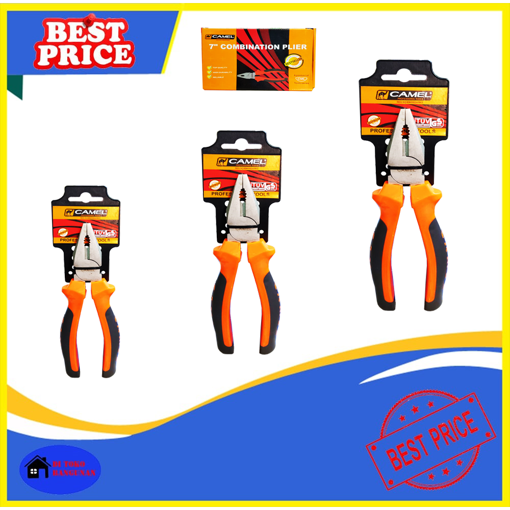 Tang Kombinasi CAMEL Varian Ukuran 6&quot; - 7&quot; - 8&quot;