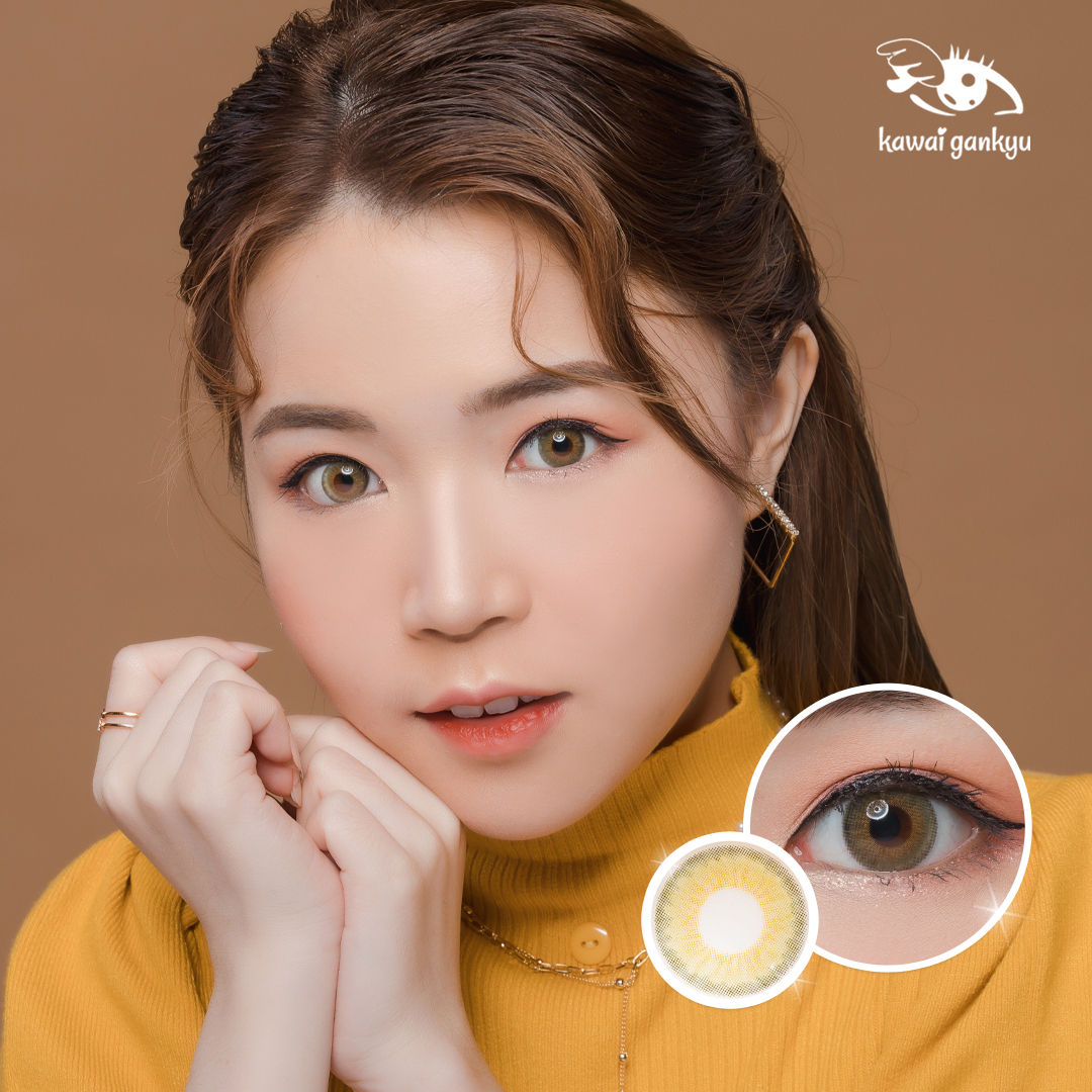 KawaiGankyu Softlens - Princess symphony green (1botol)