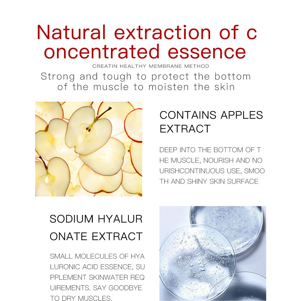 Fanzhen Apple Muscle Moisturizing Invisible Mask Sheet 25g