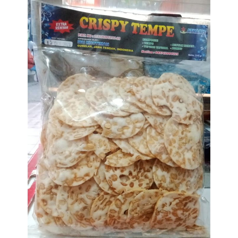 

Sekar_Shop07 Keripik Tempe Bulat Crispy Khas Banyumas Harga Terjangkau Free Gift Min Belanja 50K